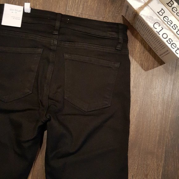 STS Blue Skinny Ankle Mid-Rise Black Jeans - Picture 6 of 7
